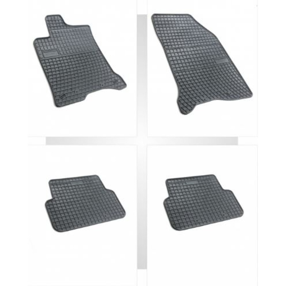 Car rubber floor mats black RENAULT LAGUNA II (2001-2007) NEGRO