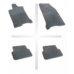 Alfombrillas de goma negras para coche RENAULT LAGUNA II (2001-2007) NEGRO