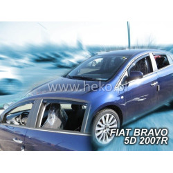 Window deflectors front and rear FIAT BRAVO (5d.)(2007-...) 15151
