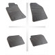 Car rubber floor mats black TOYOTA AVENSIS (2003-2008) NEGRO