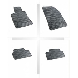 Car rubber floor mats black PEUGEOT 308 II HB (2013-...) NEGRO