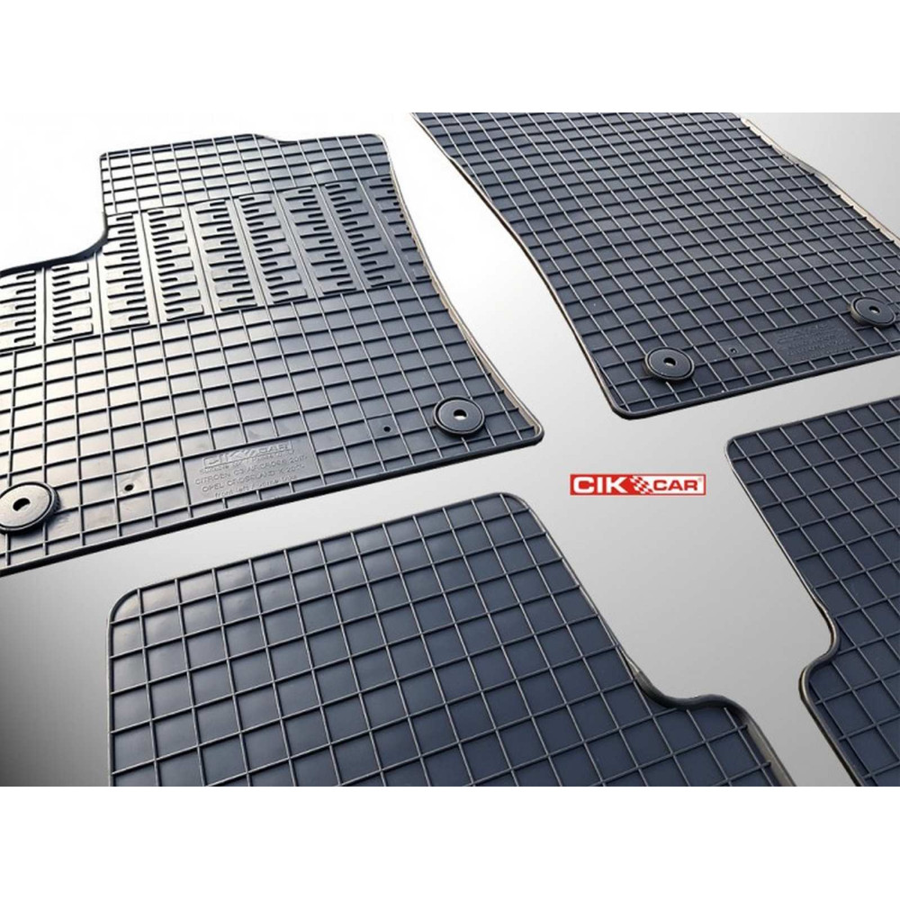 Car rubber floor mats black  CITROEN C5 AIRCROSS (2017-...) C-CAR