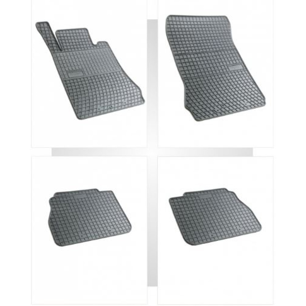 Car rubber floor mats black MB E-class W210 (1995-2002) NEGRO