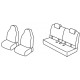 Car seat covers *HARMONY*TOYOTA AYGO II (2014-...)