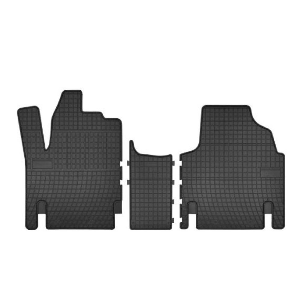 Car rubber floor mats black FIAT SCUDO I (1994-2006) NEGRO