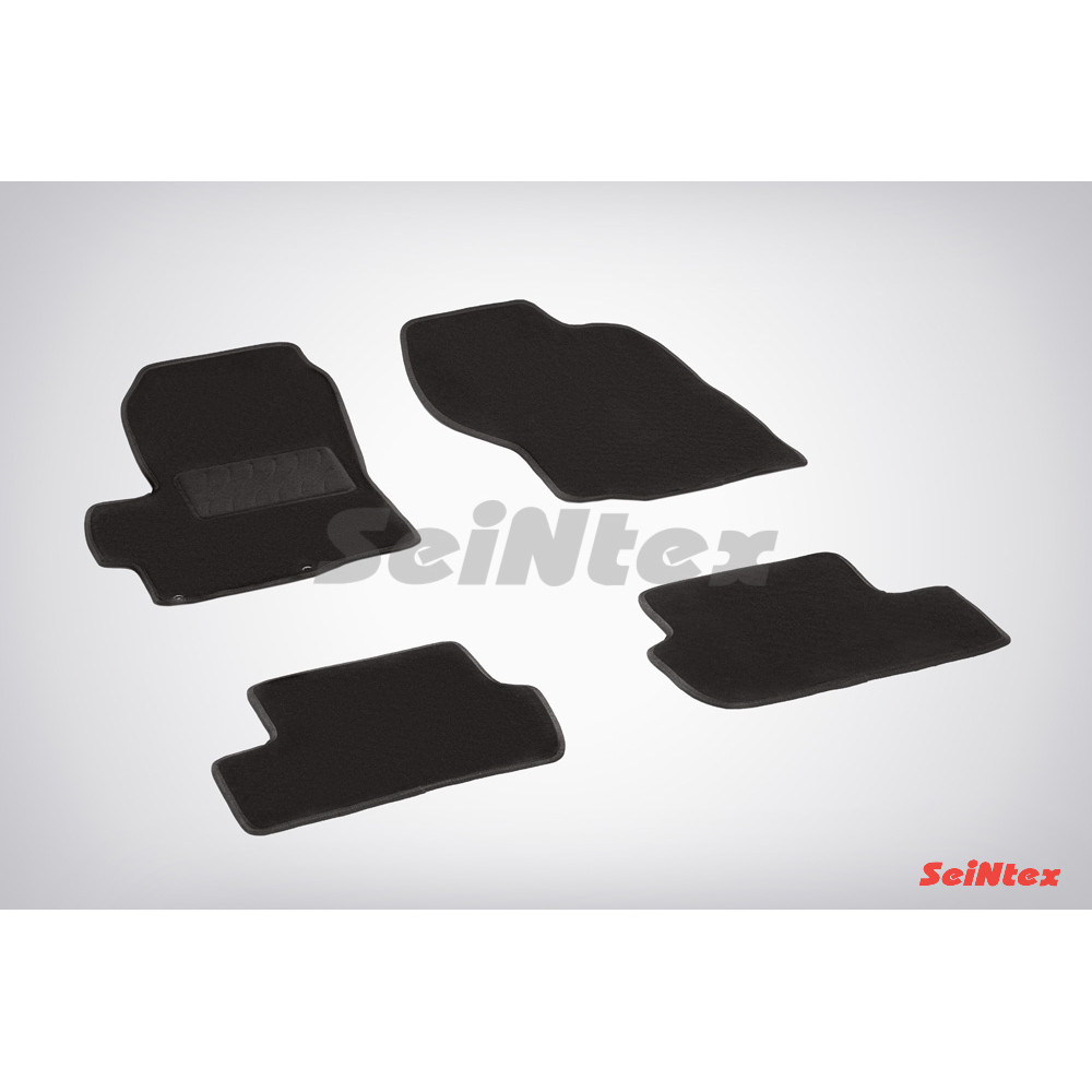 Car textile mats black SEINTEX *TFT* MITSUBISHI LANCER (2007-...)
