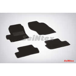 Alfombrillas textiles negras SEINTEX *TFT* MITSUBISHI LANCER (2007-...)