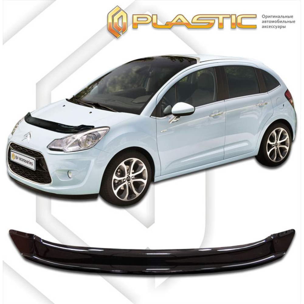 Hood deflector CITROEN C3 II (2009-...) CA-PLASTIC