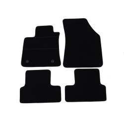 Alfombrillas textiles negras para coche RENAULT MEGANE (2016-...) ELEGANT