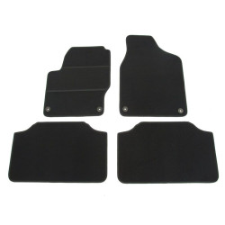 Car textile mats black FORD GALAXY (5s.) (1995-2006) ELEGANT