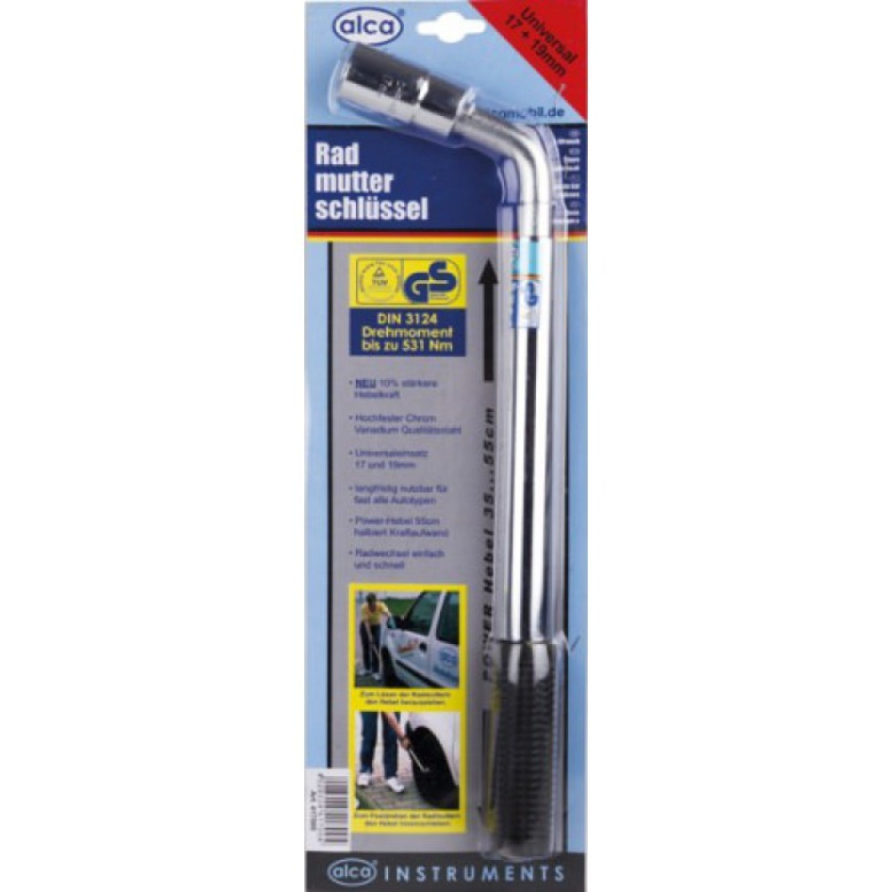 Wheel wrench key telescopic ALCA L 17/19  417000