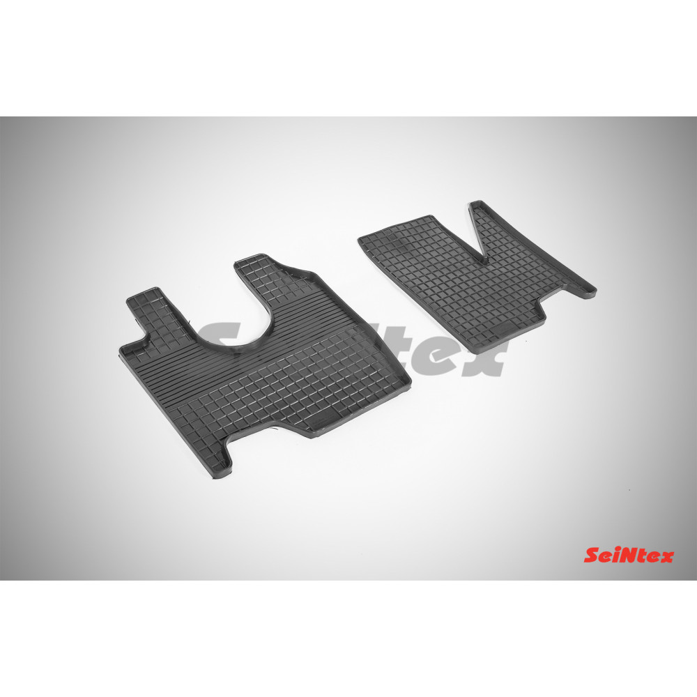 Car rubber floor mats black SEINTEX *STK* MB ATEGO I / II (1998-2013)