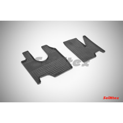 Car rubber floor mats black SEINTEX *STK* MB ATEGO I / II (1998-2013)