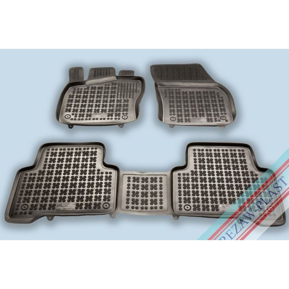 Car rubber floor mats black VW TOURAN III (2015-...) 200120
