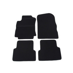 Alfombrillas textiles negras para coche RENAULT MODUS (2004-2012) ELEGANT