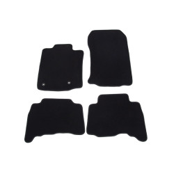 Car textile mats black TOYOTA LAND CRUISER 150 (2018-...) LUXUS