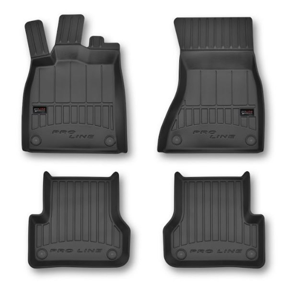 Alfombrillas de goma negras para coche AUDI A7 (2010-2017) 3D FROGUM