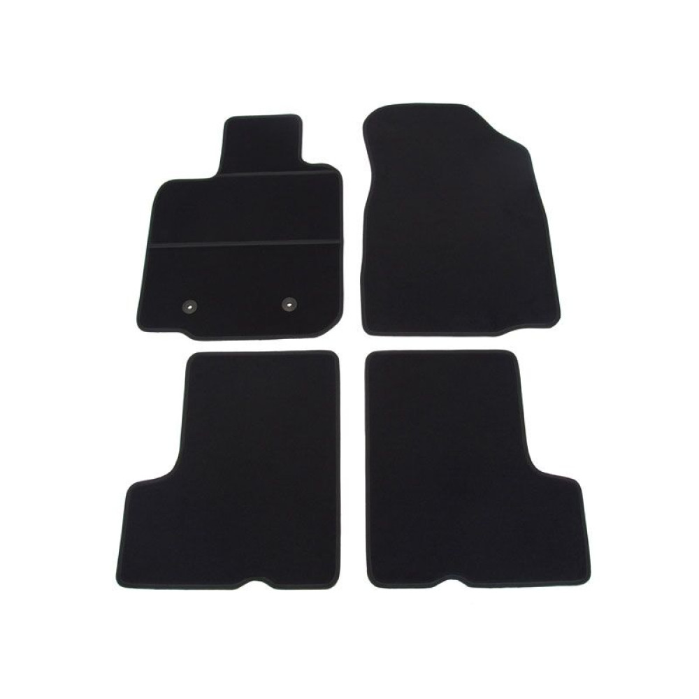 Car textile mats black DACIA SANDERO (2008-2012) ELEGANT