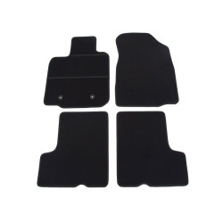 Alfombrillas textiles negras para coche DACIA SANDERO (2008-2012) ELEGANT