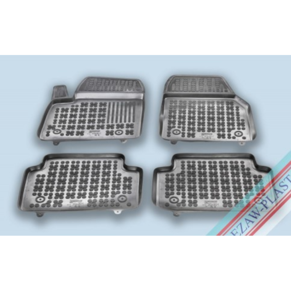 Car rubber floor mats black JAGUAR E-PACE (2018-...) 204201