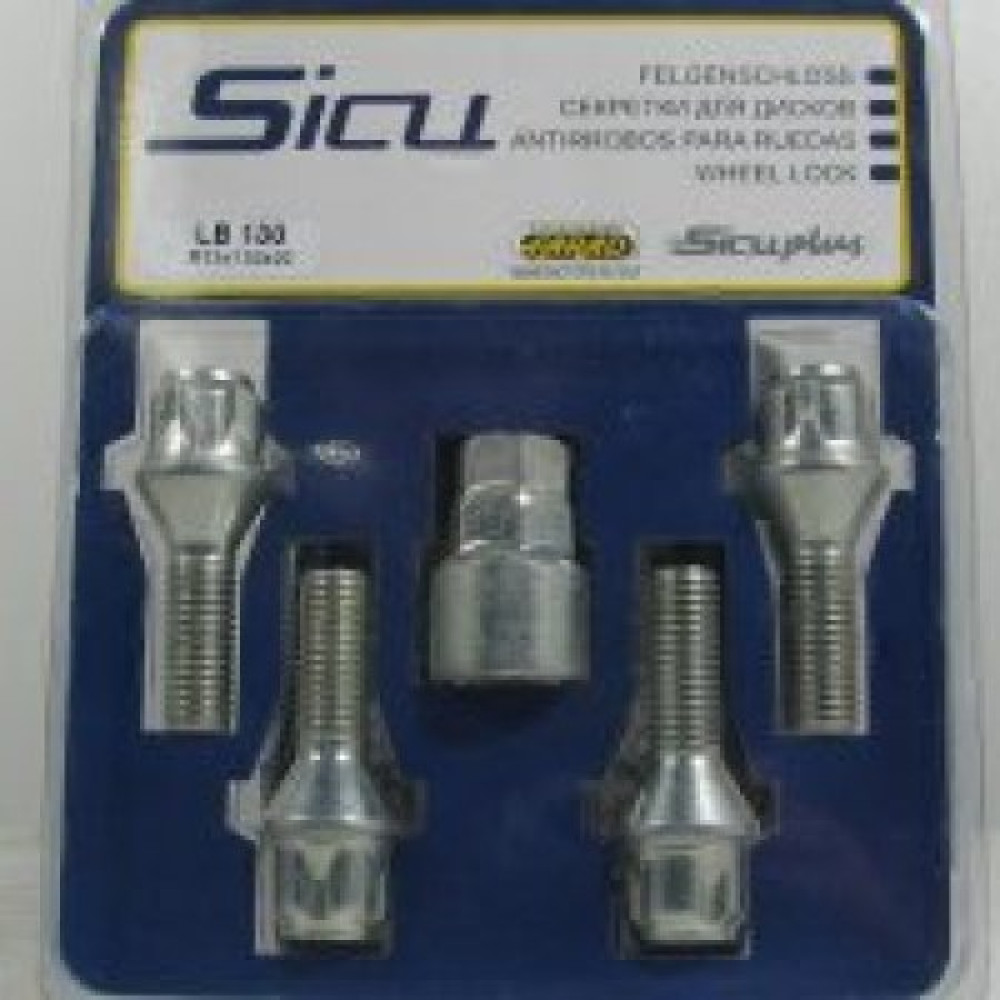 Locking wheel bolt 12x1.5x28mm conical (FARAD SICU) LB128