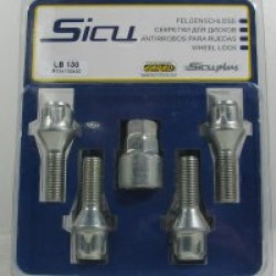 Locking wheel bolt 12x1.5x28mm conical (FARAD SICU) LB128