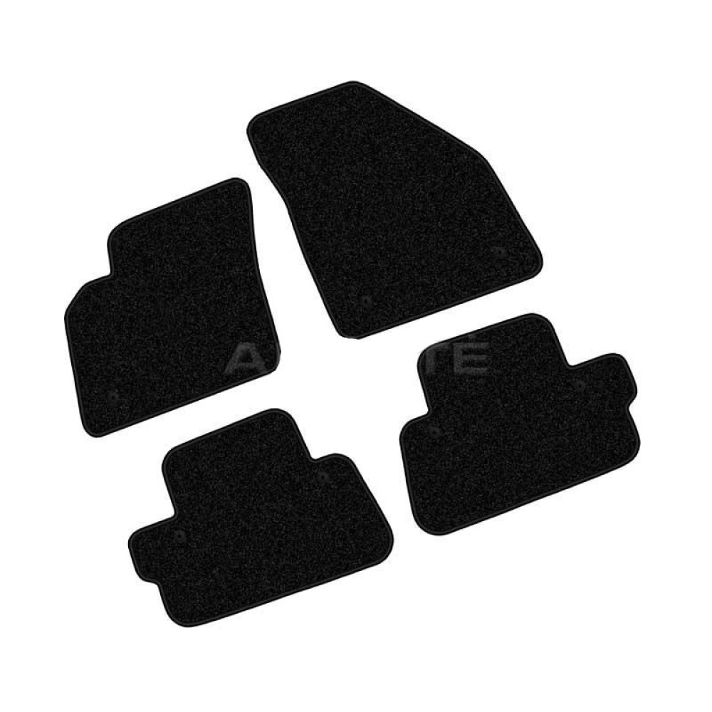 Car textile mats black VOLVO C70 (2006-...) ECONOMIC
