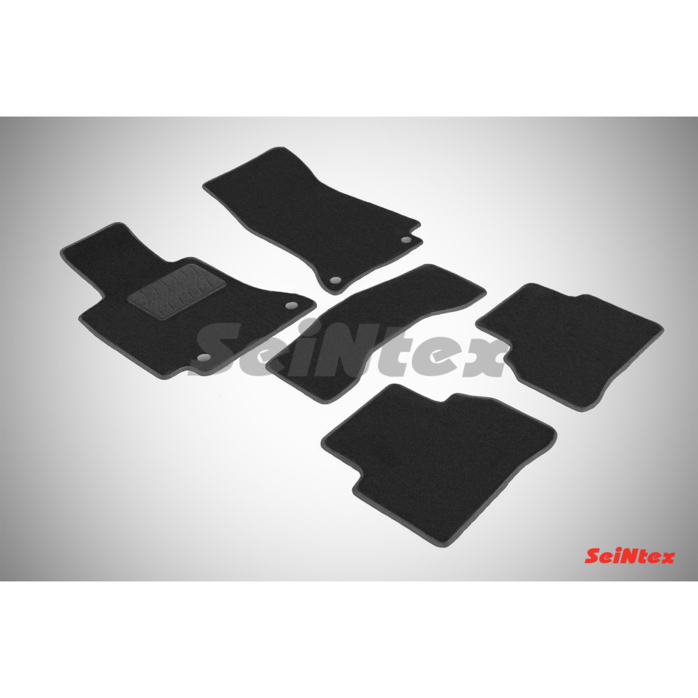 Car textile mats black SEINTEX *TFT* MB C-Class W205 (2014-...)