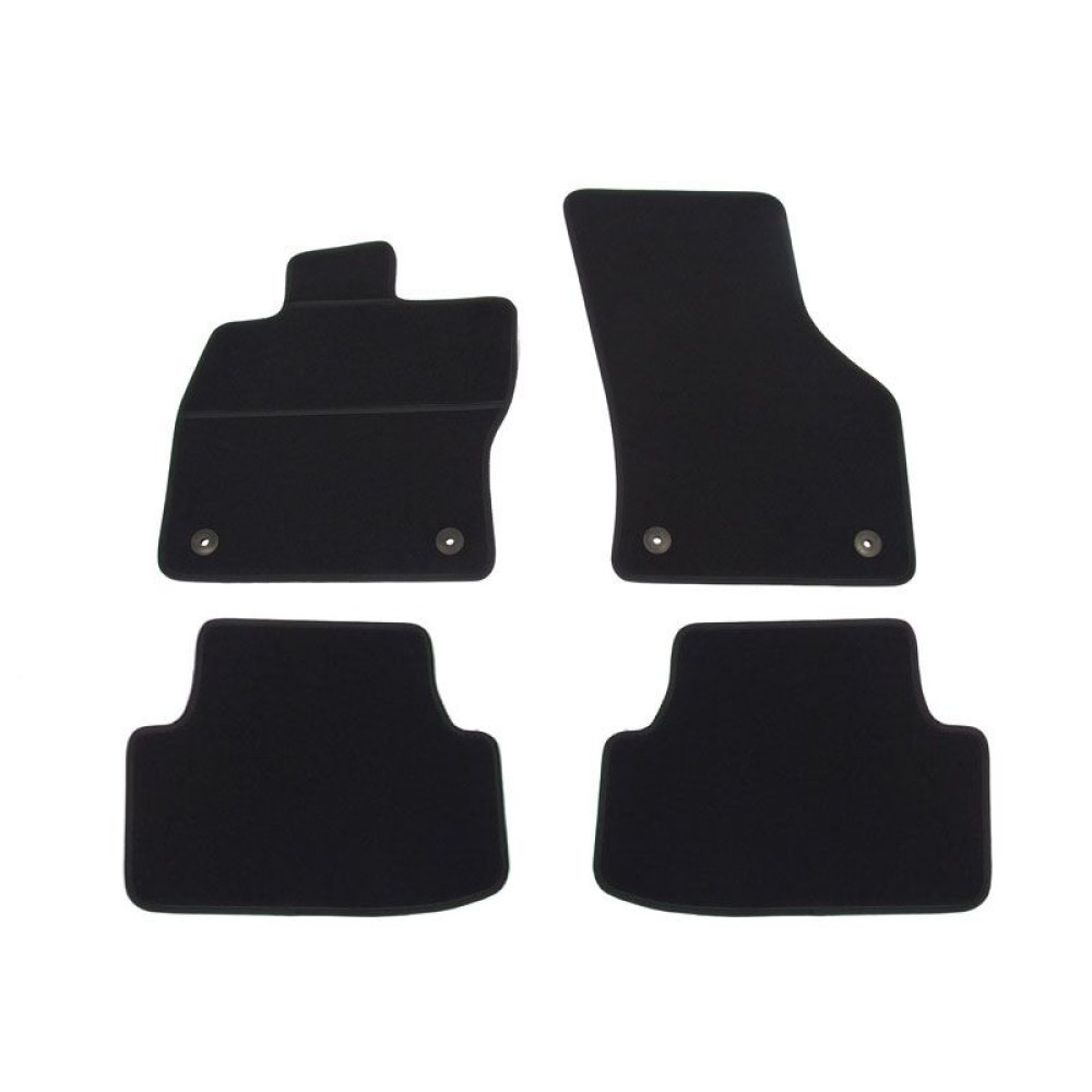 Car textile mats black AUDI A3 Sedan/Sportback (4/5d.)(2012-...) ECONOMIC
