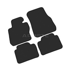 Car textile mats black BMW 3 F30/F31 Xdrive (2012-...) LUXUS