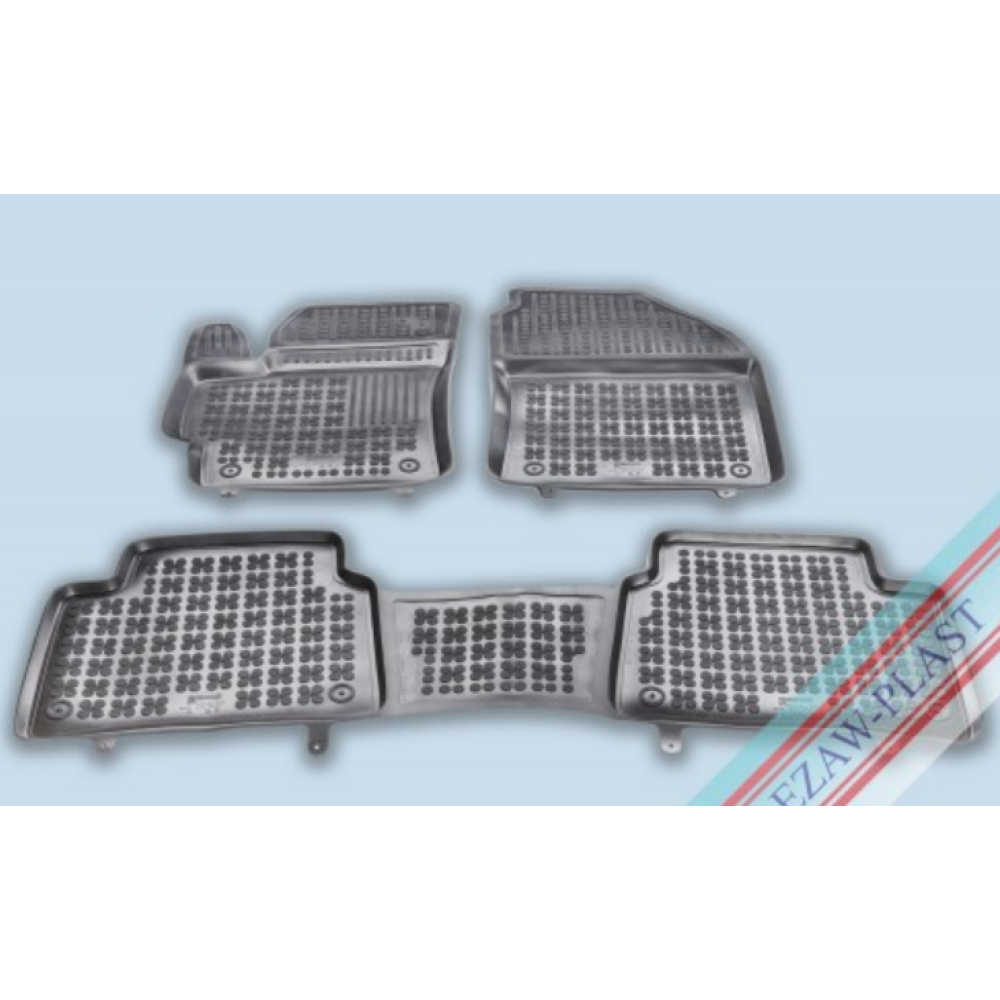 Car rubber floor mats black TOYOTA COROLLA Sedan/SW (2018-...) 201437