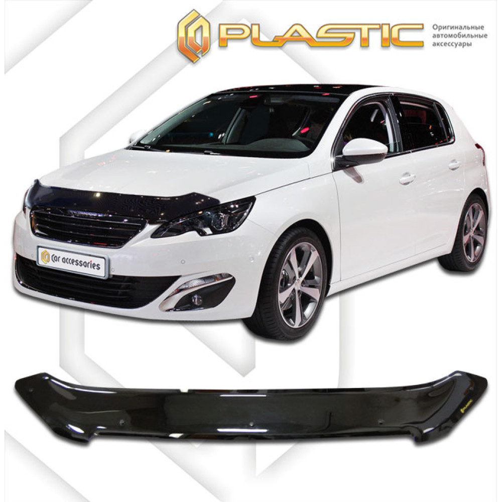 Hood deflector PEUGEOT 308 II (2013-...) CA-PLASTIC