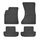 Car rubber floor mats black AUDI A5 Coupe (2007-2016) NEGRO