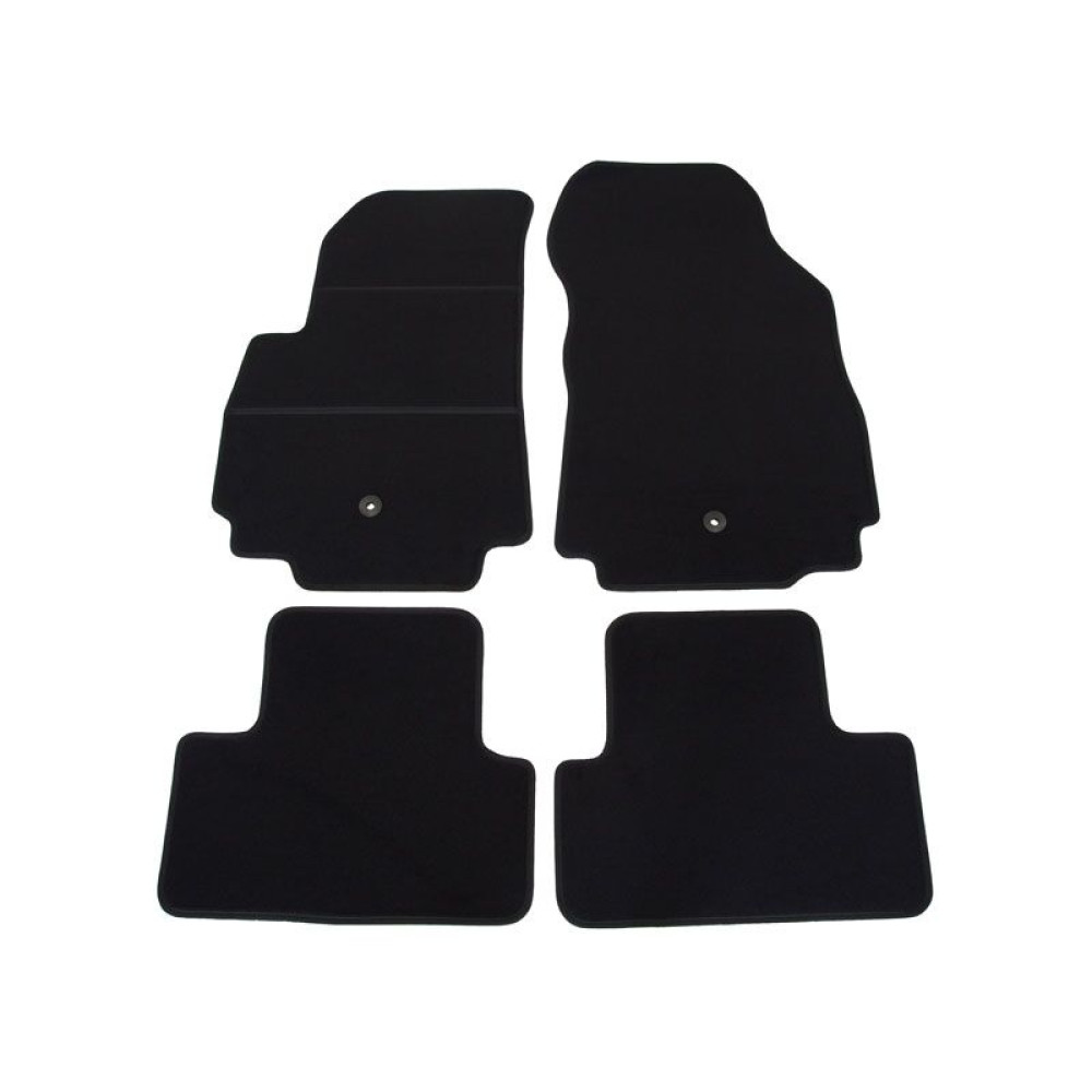 Alfombrillas textiles para coche negras CHEVROLET ORLANDO (2011-...) ELEGANT