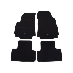 Alfombrillas textiles para coche negras CHEVROLET ORLANDO (2011-...) ELEGANT