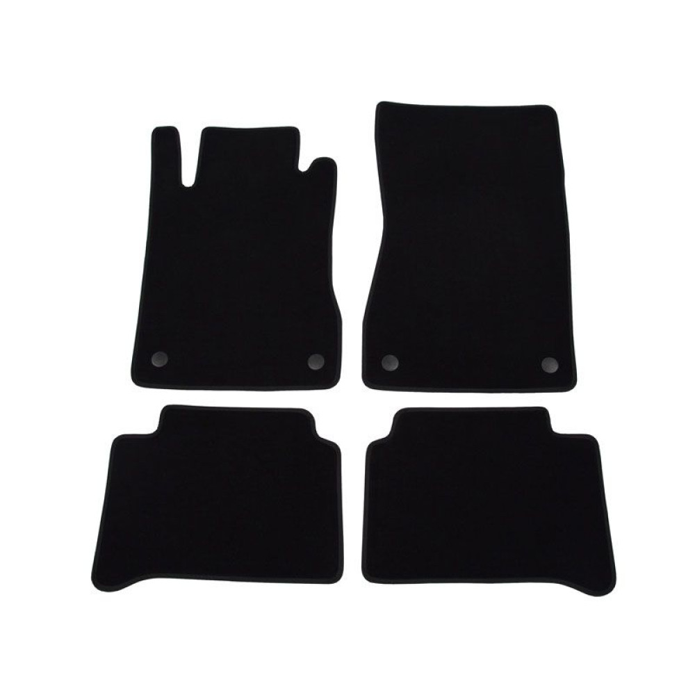 Alfombrillas textiles negras para coche MB Clase E W211 (2002-2009) LUXE