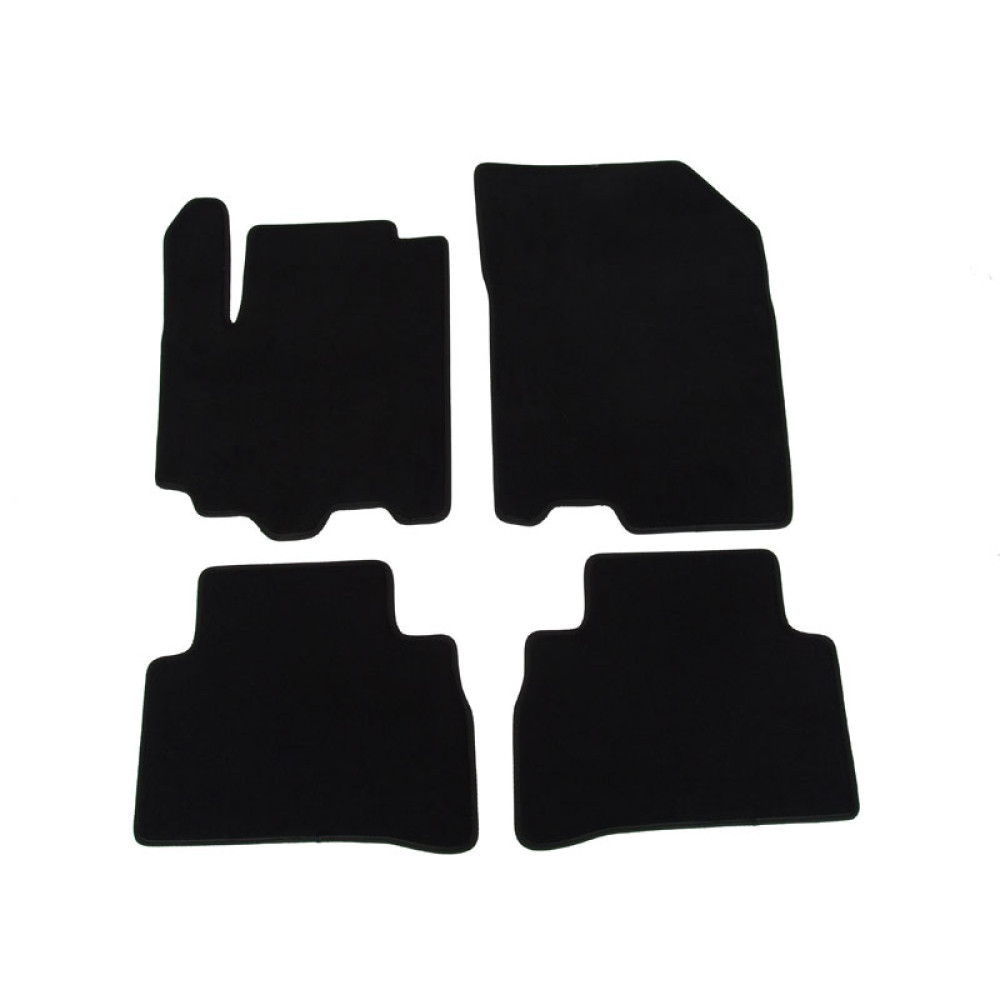 Car textile mats black SUZUKI VITARA (2015-...) LUXUS