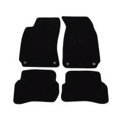 Alfombrillas textiles negras para coche VOLKSWAGEN PASSAT B5 (1997-2004) LUXE