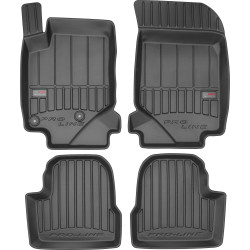 Alfombrillas de goma negras para coche PEUGEOT 208 II (2019-...) 3D FROGUM