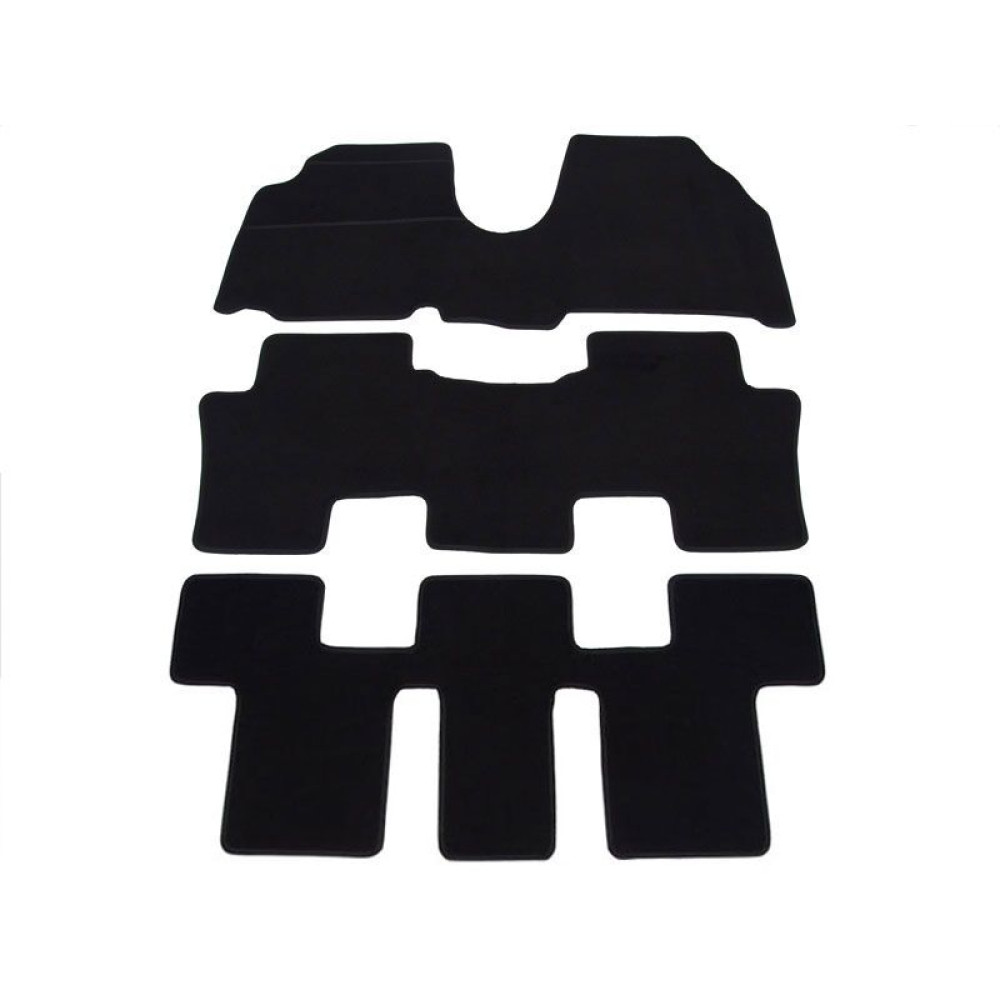 Car textile mats black CITROEN C8 (2002-2010) ELEGANT