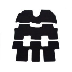 Alfombrillas textiles negras para coche CITROEN C8 (2002-2010) ELEGANT