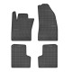 Car rubber floor mats black JEEP RENEGADE (2014-...) NEGRO