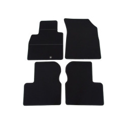 Alfombrillas textiles negras para coche NISSAN MICRA (2010-2017) ELEGANT