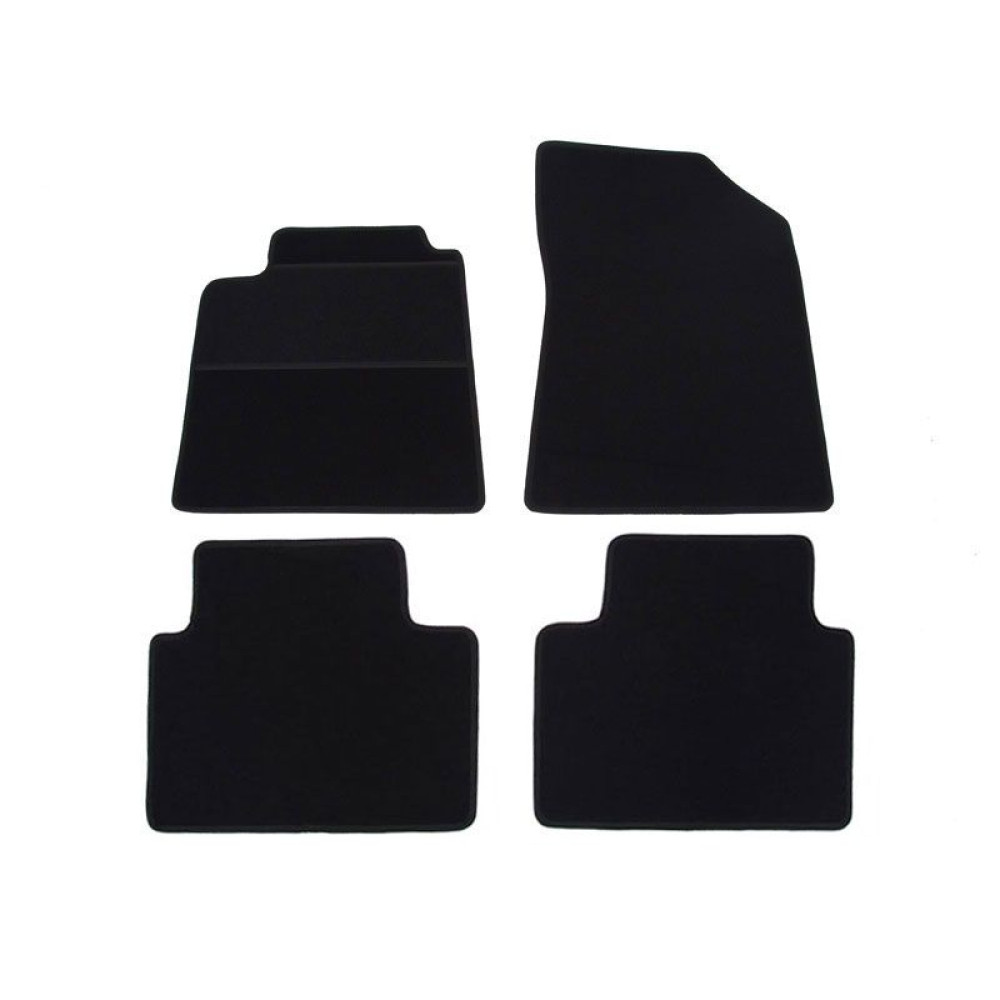 Car textile mats black RENAULT VEL SATIS (2002-2009) ELEGANT