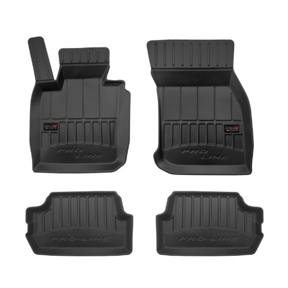 Car rubber floor mats black MINI COOPER (3d.)(2013-...) 3D FROGUM