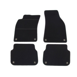 Alfombrillas textiles negras para coche AUDI A6 (2004-2006) ELEGANT