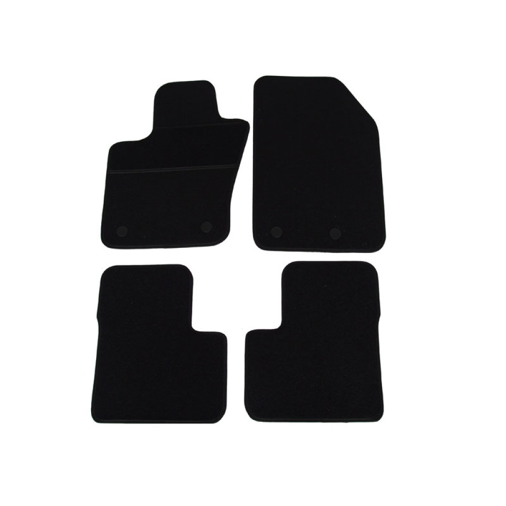 Car textile mats black FIAT 500X (2014-...) ELEGANT