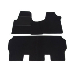 Alfombrillas textiles negras para coche PEUGEOT 806 (5s.) (1994-2002) ECONÓMICAS