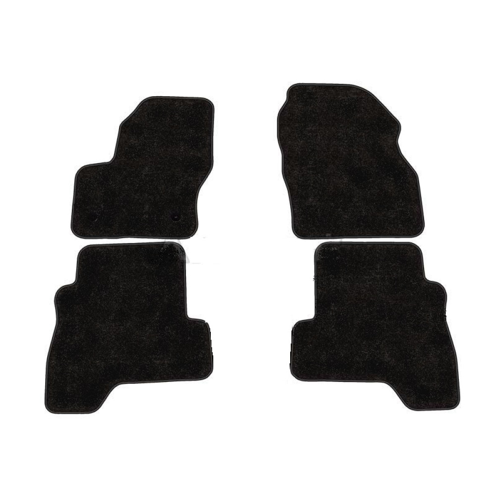 Car textile mats black FORD KUGA II (2012-2017) ECONOMIC