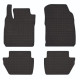 Car rubber floor mats black FORD ECOSPORT II (2017-...) NEGRO